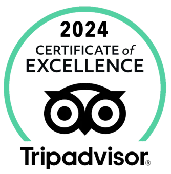 Certificate of excellence TripAdvisor 2024